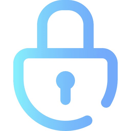 Padlock tools and utensils padlock secure icon