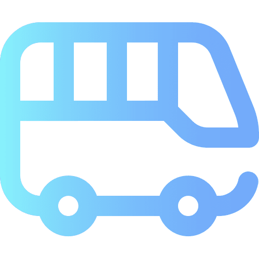 Bus vehicle school bus transportation icon
