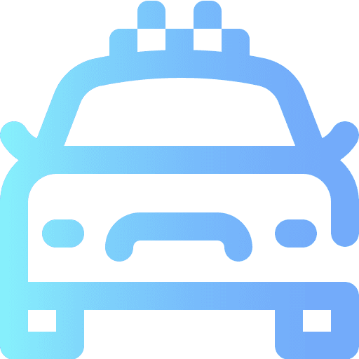 Taxi car automobile taxi icon