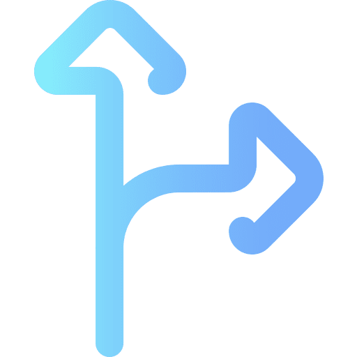 Split direction orientation split icon