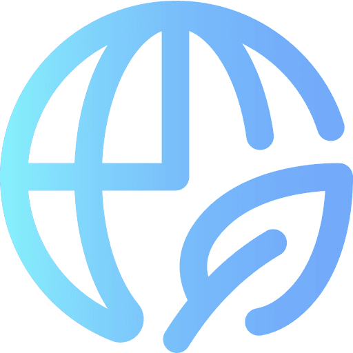 Ecology world grid nature ecologic icon