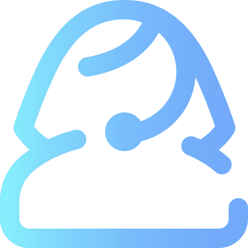 Support telemarketer people user icon