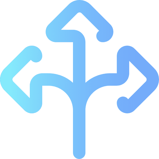 Triple arrows three arrows triple arrows flexible icon