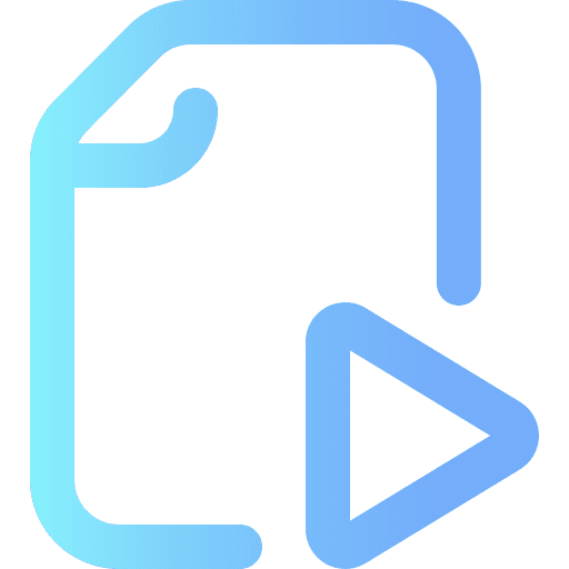 Video file files and folders file formats archive icon