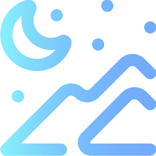 Mountain nature altitude landscape icon