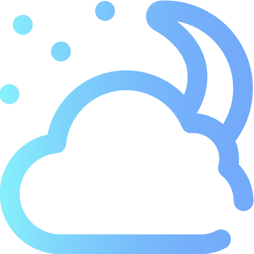 Cloudy night cloud cloudy moon phase icon