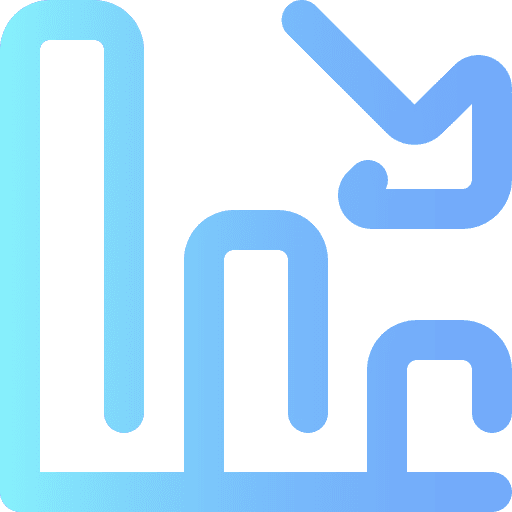 Loss loss profits statistics icon