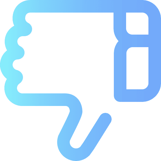 Thumb down thumb down social communications icon