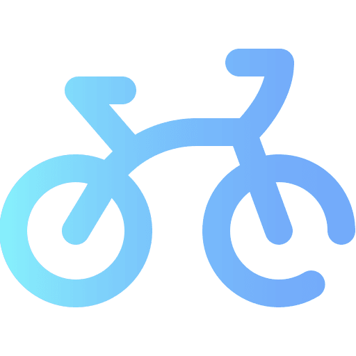 Bicycle bike exercise cycling icon