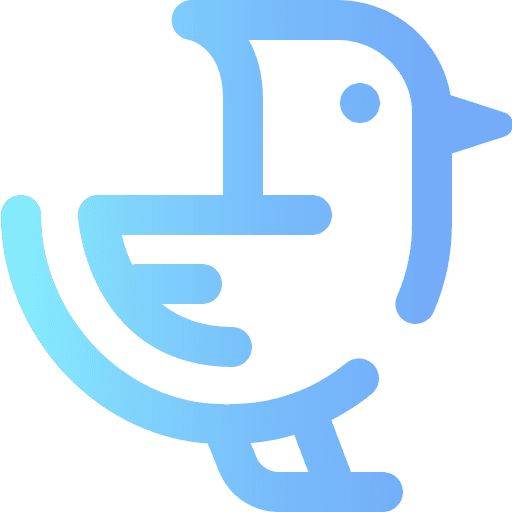 Bird ornithology bird animals icon