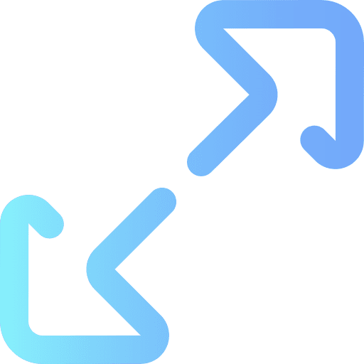 Expand expand multimedia option orientation icon