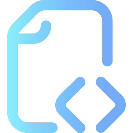 File file coding files and folders icon