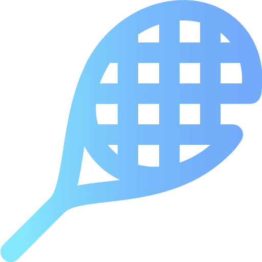 Racket sportive sports and competition racket icon