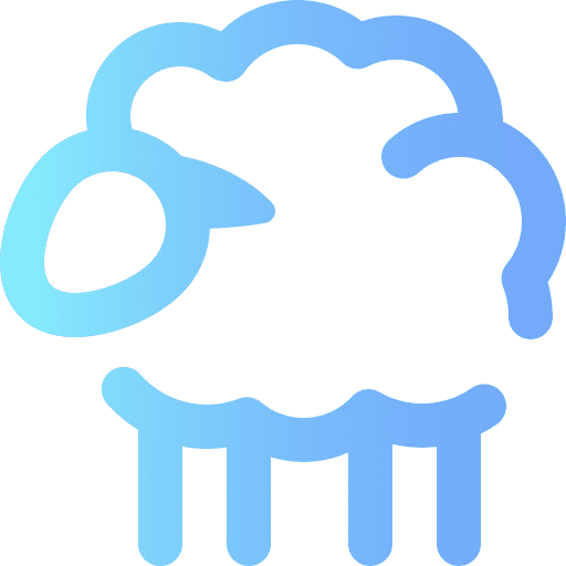 Sheep animal kingdom mammal farming and gardening icon