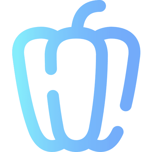 Bell pepper food diet organic icon