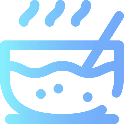 Soup bowl food food and restaurant icon