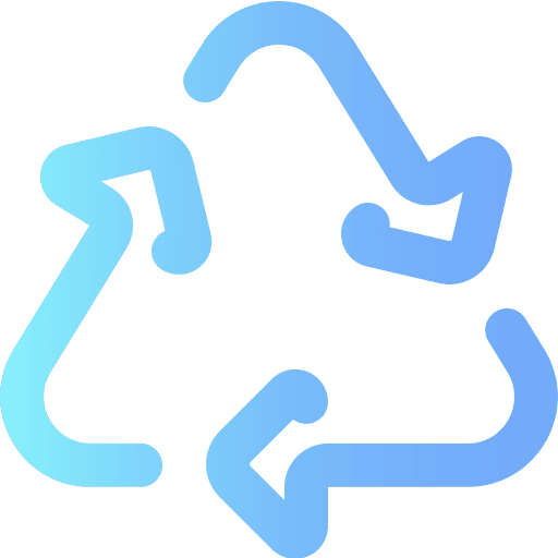 Recycle trash tin can icon