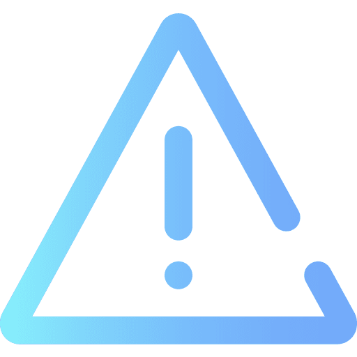 Warning triangle warning attention icon
