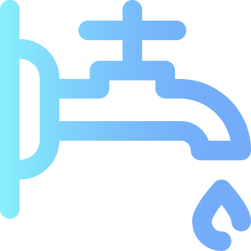 Faucet plumber drop droplet icon