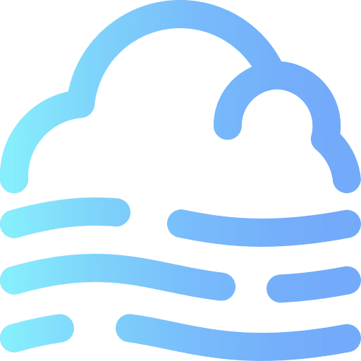 Foggy foggy symbol wind icon