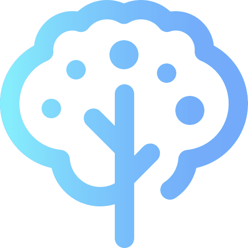 Fruit tree farming and gardening fruit tree nature icon