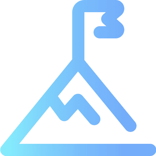 Goal landscape goal nature icon