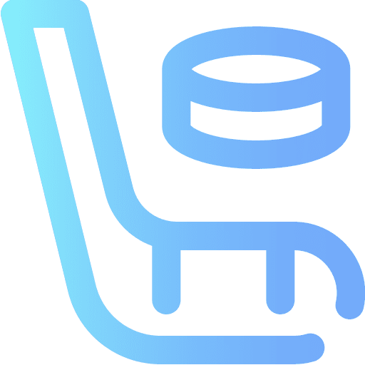 Ice hockey sports and competition puck sportive icon