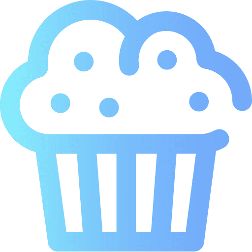 Muffin cupcake sweet muffin icon