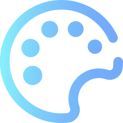 Paint palette art artist painting icon