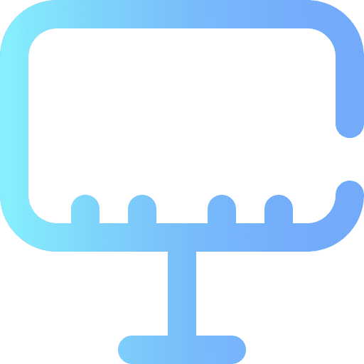 Billboard poster marketing add icon