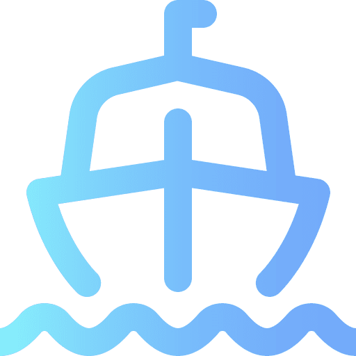 Boat cruise yacht transportation icon