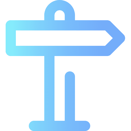 Panel directional direction orientation icon