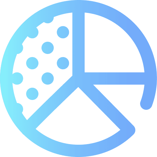 Pie chart finances marketing pie chart icon