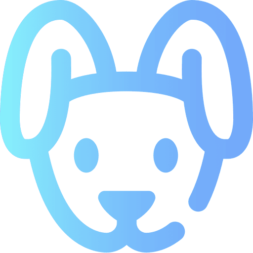 Rabbit head wildlife animal kingdom icon