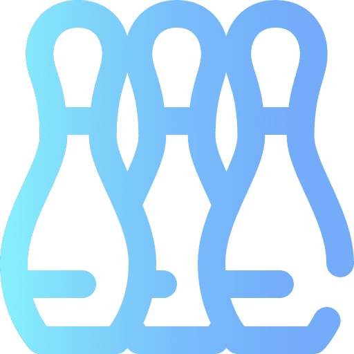 Bowling bowling pins game sports and competition icon