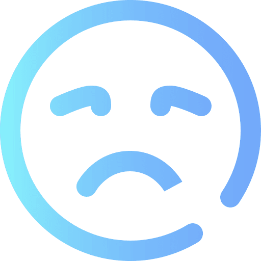 Sad unhappy sad smileys icon