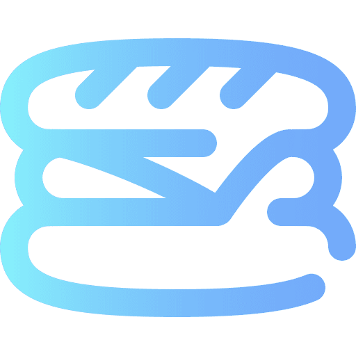 Sandwich cheese food and restaurant junk food icon