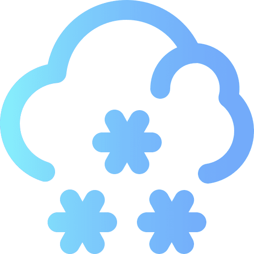 Snow bad weather rain weather icon