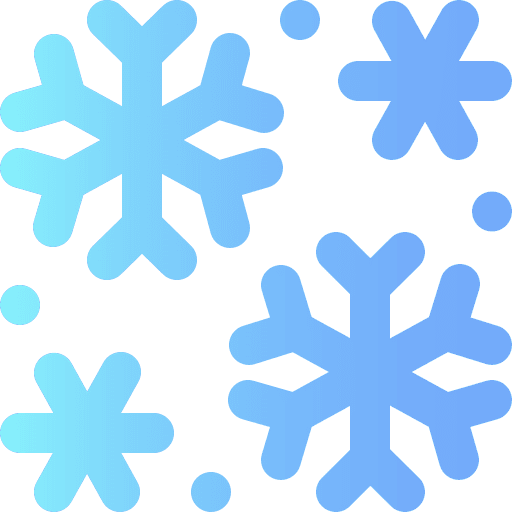 Snowflake winter weather christmas icon