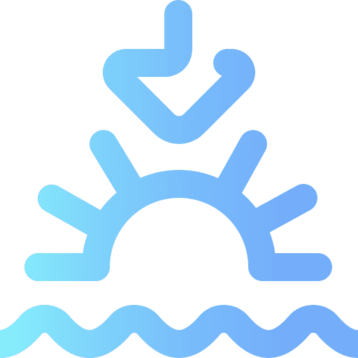 Sunset sun sunrise sunset icon