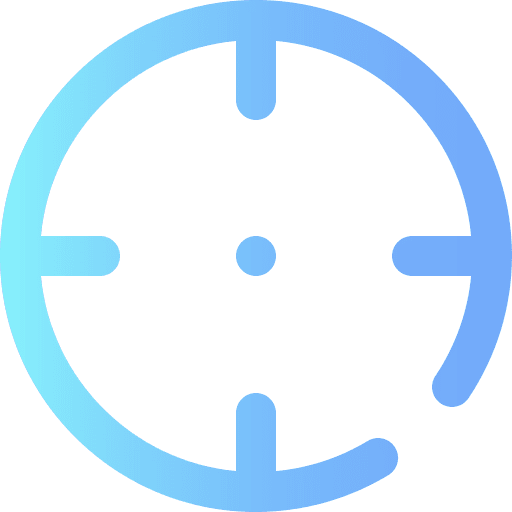 Target shooting target sniper icon