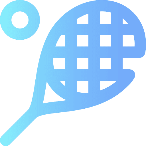 Tennis sports and competition sports racket icon