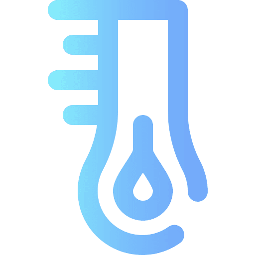 Thermometer cold degrees fahrenheit icon