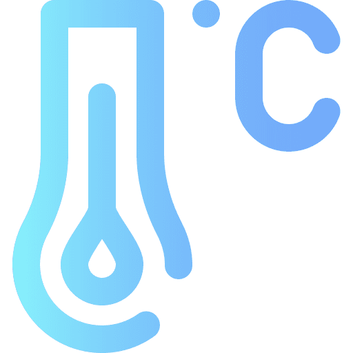 Thermometer tools and utensils degrees weather icon