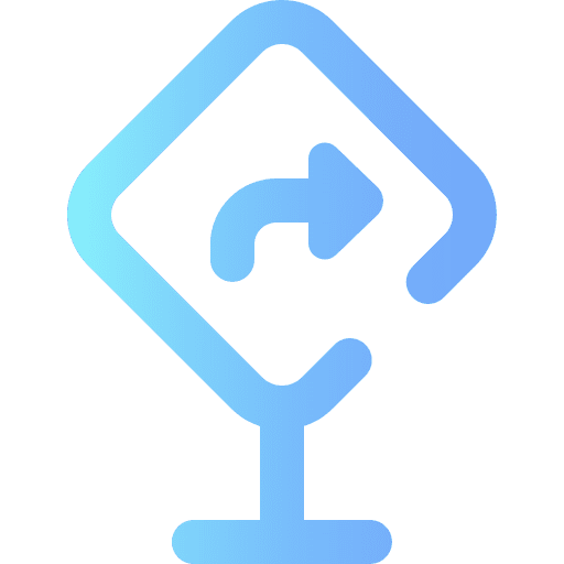 Turn right traffic traffic sign signs icon
