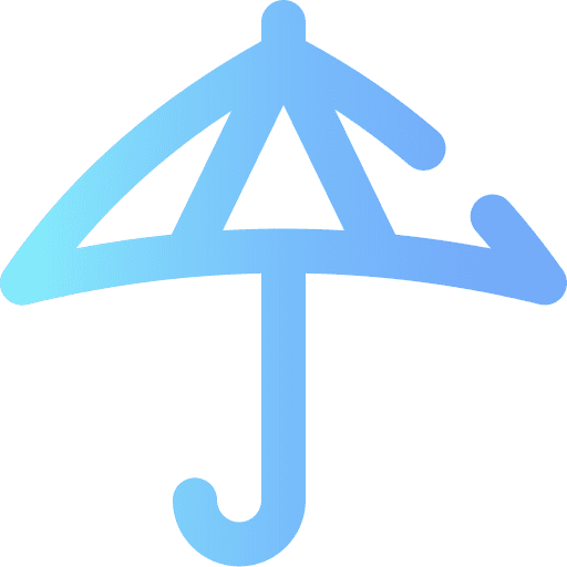 Umbrella umbrellas weather umbrella icon