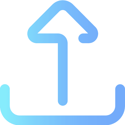 Upload arrows up arrow web page icon