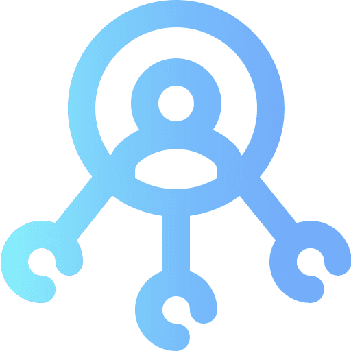 User people business and finance networking icon