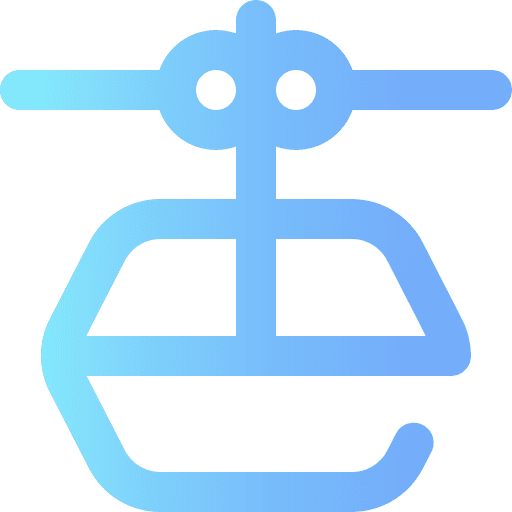 Cable car cabin cable car cabin transportation holidays icon