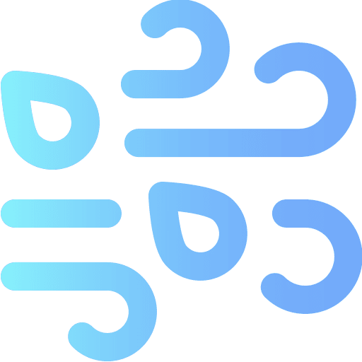 Wind sky breeze winter icon
